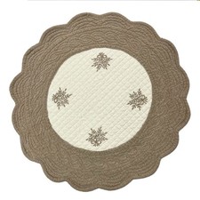 Set de table rond boutis coton