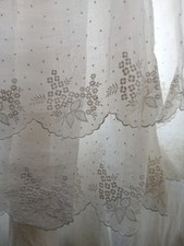 Robe fillette organdi brodé