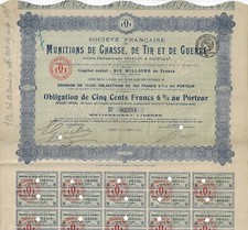 Societe Francaise des Munitions de Chasse, de Tir et de Guerre, 1920