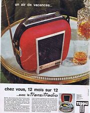 1963 ADVERTISING 114 TEPPAZ le transitradio
