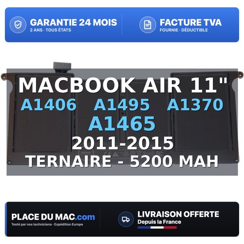 Batterie pour macbook air - macbook, 11