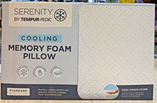 SERENITY BY TEMPUR-PEDIC COOLING MEMORY FOAM PILLOW Standard 24" x 16" NEW