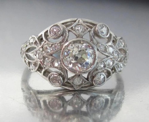 Ancienne bague fiançailles - ancienne, de