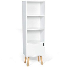 Bibliothèque Blanc Étagère