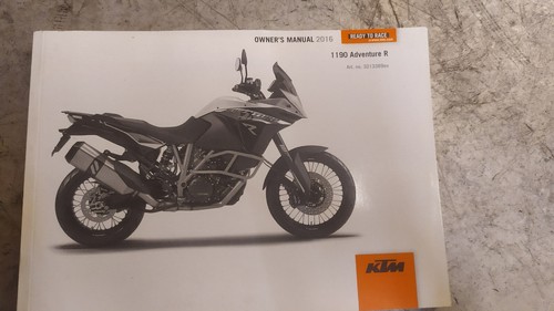 Manuel utilisation 2016 ktm - d'utilisation,