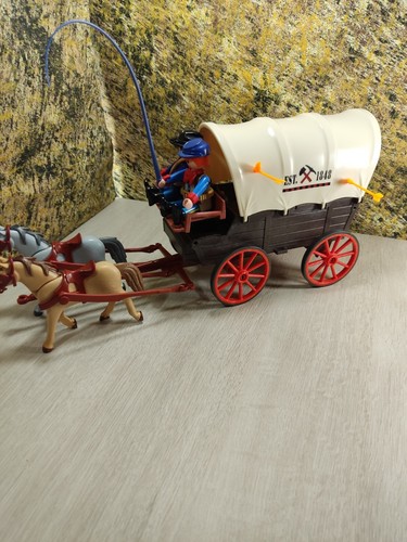 Playmobil ouest chariot - ouest,,