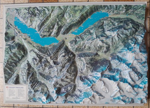 Georelief carte topographique - carte,