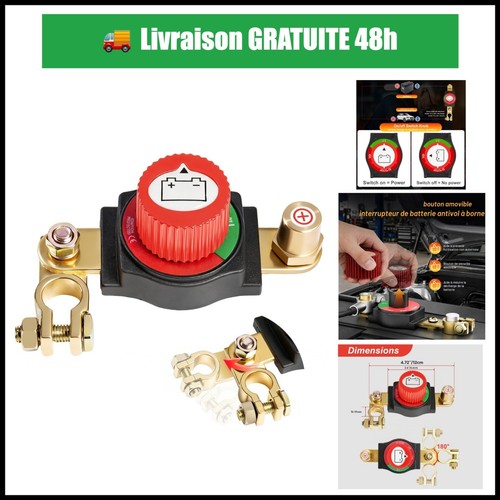 Coupe circuit batterie - coupe-circuit, 12-24v