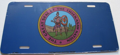 Plaque auto tribu indienne - plaque,