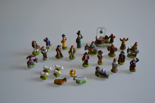 Lot anciens santons - lot,