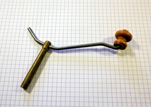 Clé manivelle pendule - manivelle,