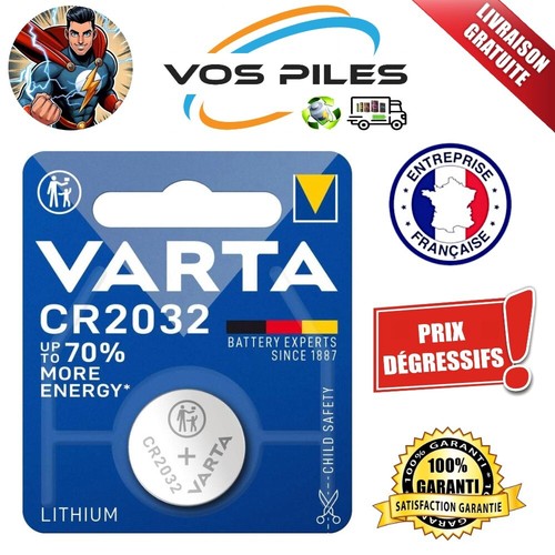 Pile bouton varta lithium - pile, 3v