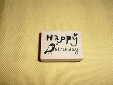 SCRAPBOOKING Tampon en bois