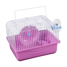  1 pc Hamster Cage Voyage Transporter Rat Cage Petits Animaux Fournitures