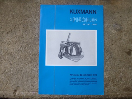 Prospectus kuxman arracheuse - prospectus,