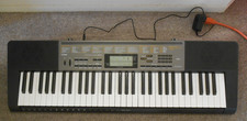 Casio LK-265 Black 61-Key Touch Sensitive Electronic Keyboard W/ Adapter Works!