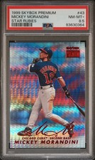 1999 Skybox Premium Mickey Morandini Star Rubies 12/50 PSA 8.5 Pop 1 None Higher