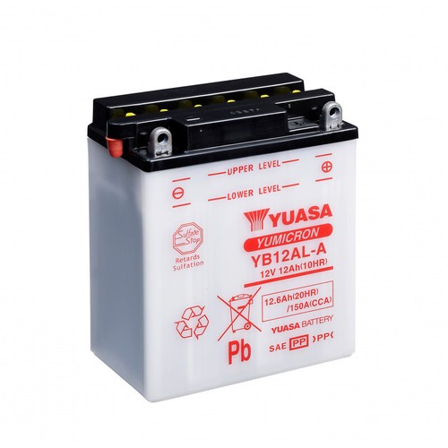Batterie moto yuasa yb12al - moto, yb12al-a