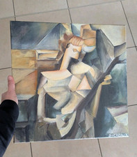 Huile Sur Toile - Jeune Fille