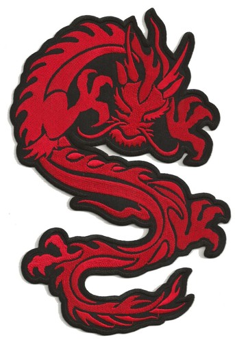 Ecusson dorsal patche dragon
