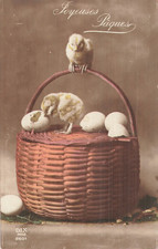 CP EASTER BASKET CHICKS EGGS - 64654