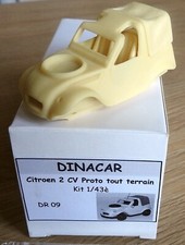 KIT en RESINE 1/43ème CITROEN 2CV proto tout terrain - DINACAR