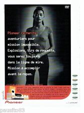 ADVERTISEMENT ADVERTISING 116 2001 PIONEER DVD PLAYER CHANNEL NS-DV 55