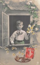 CP BON FETE CHILD FLOWERS WINDOW - 36486