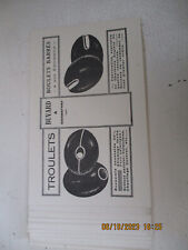 LOT DE 20 BUVARDS TROULETS BOULET CHARBON