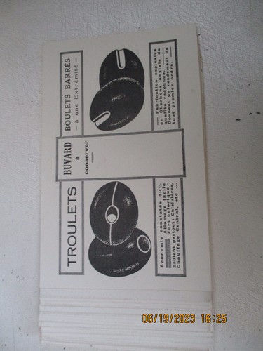 Lot buvards troulets - lot,