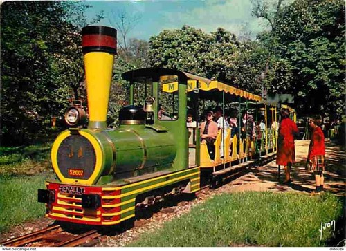 Carte postale trains bois - trains,