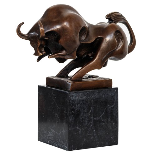 Statue taureau vache bronze - statue,