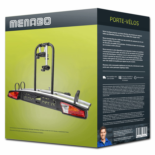 Porte vélo menabo - menabo, pour