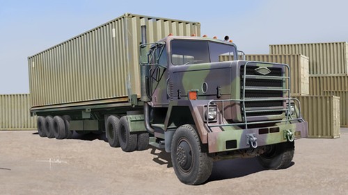 Trumpeter m915 tractor - trumpeter,