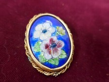 broche émaillée,Limoges