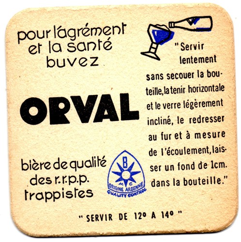Sous bock biere belge - sous,