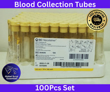 Tubes à essai ACD liquide plasma riche en plaquettes 8,5 ml - paquet de 100...