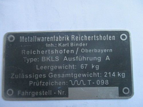 Plaque identification moto - plaque, d'identification