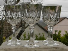 6 verres à vin rouge en