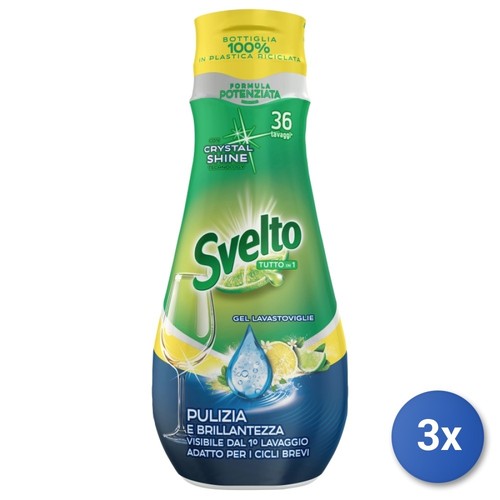 Svelto gel lave - 3x, lave-vaisselle