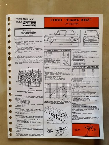 Fiche technique automobile - fiche,
