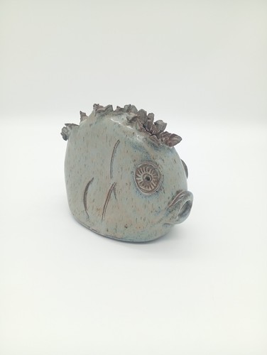 Vase sculpture poisson - vase,
