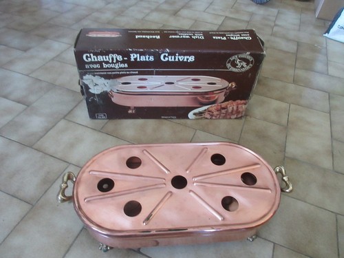 Chauffe plat avec - chauffe-plat, bougies