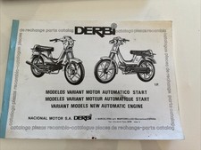 DERBI Variant Catalog Spare Parts / Parts Manual Moped 1970s 1980s