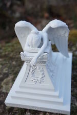 RE0222  FIGURINE STATUETTE REPRODUCTION  L ANGE DU  CHAGRIN  STYLE ALBATRE