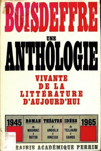 Une anthologie vivante la - une,