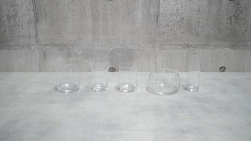 Ensemble verre empilable - verre,