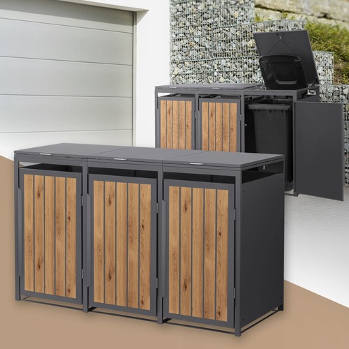 Abri pour poubelles - pour, 3
