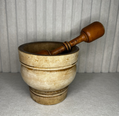 Ancien mortier pilon en - pilon,
