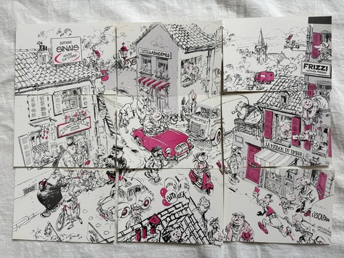 Cartes postales puzzle conrad - postales,